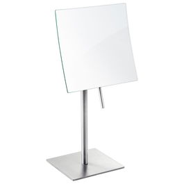 Zack Espejo Pie Xero con Aumentos, Orientable, Acabado Mate, ø15.5x33cm